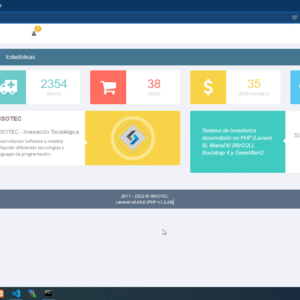 Sistema de Inventario desarrollo en Laravel 8 y Mysql