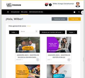 UDEA AULA VIRTUAL – POSGRADO